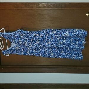 Large Floral Dress with Pockets